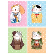 Cat Print Fabric C23