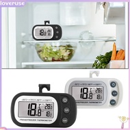 /LO/ Small Refrigerator Thermometer Waterproof Refrigerator Thermometer Lcd Digital Refrigerator Thermometer Waterproof Fridge Freezer Temperature Monitor for Kitchen Magnetic