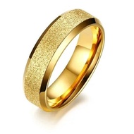 TITANIUM GOLD RING GOLD RING/ MEN'S RING/ WOMEN'S RING/ - 5