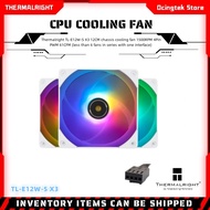 Thermalright TL-E12W-S X3 12CM chassis cooling fan 1500RPM 4Pin PWM 61CFM (less than 6 fans in serie