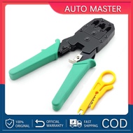 1PC Crimping Tool, Cable Cutter & Stripper, For RJ45 RJ11 8P8C 6P6C 4P4C Connectors