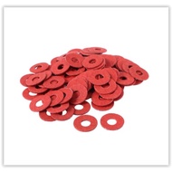 Red Motherboard Screw Insulating Fiber Washers 100PCS