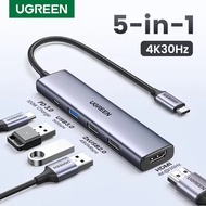 UGREEN USB C Hub With 4K HDMI, 5-In-1 Type C OTG Hub Multi-port Adapter