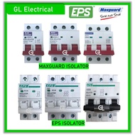 MAXGUARD ISOLATOR 2P 3P 63A 100A SWITCH / MAIN SWITCH