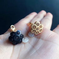 蓮蓬平安扣吊飾 翡翠隨意扣水晶滴溜 手機吊飾 禮物推薦