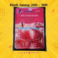 Giấy in ảnh bóng 2 mặt A4-A5-A3 định lượng 260-300 gsm ( 50 tờ / tập )