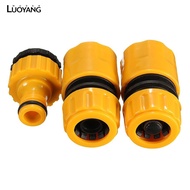 LYS-3Pcs 1/2Inch 3/4Inch Garden Water Hose Pipe Fitting Quick Tap Connector Adaptor