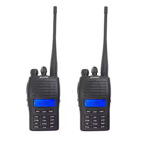 2022.NEW 2PCS/Lot Puxing PX-777 VHF136-174 or UHF 400-470Mhz Portable Two Way Radio PX777 5W 1200mAh