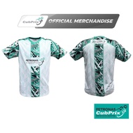 Cub Prix White Green V-neck 2023 T-shirt