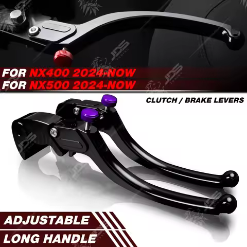 JDSTUNING For Honda NX400/NX500 2024-NOW Stepless Clutch Lever Brake Lever Set Long Handle Levers Mo