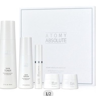 atomy absolute snow white brightening skincare set