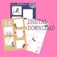 Schaciyo Cute Printable Weekly Planner | Kawaii Digital Planner | Instant Download | A4 (DIGITAL DOW