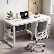 With Modern Student Drawer Computer Desk Desk Desktop Home Desk Bedroom Study Table Combination Simp