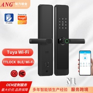 Entry Door 6068 Anti-theft Door Graffiti All-in Lock Face Identification Fingerprint Lock Combinatio