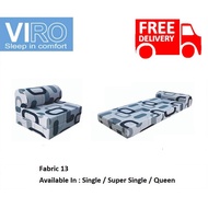 Viro F13 Sofa Bed - Single / Super Single / Queen (Free Delivery)