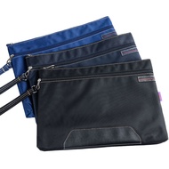 Dumei File Bag Zipper A4 Oxford Cloth Zipper Double Zipper Waterproof Multi-Layer Draw Side Bag Hand