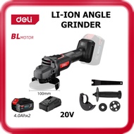 [ DELI ] (DE-JM20-1D4) 20V Brushless Angle Grinder | 100mm | 3-Speed | Cordless