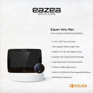 Eques Veiu Max Door Viewer, Motion Sensor, Video Recording and 1 Year Warranty (Door Bell with Camer