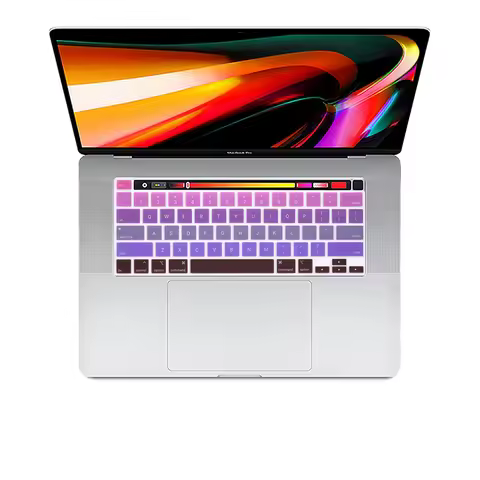 Gradient Purple Keyboard Cover US Version for MacBook Pro 16 inch A2141 2020 MacBook Pro 13.3 inch A