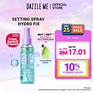 DAZZLE ME Get a Grip Makeup Setting Spray Hydro Fix - 24H Bi-Phase Hydro Grip 60ml (Semburan Tetapan