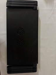 黑色可摺疊筆電散熱架 雙風扇