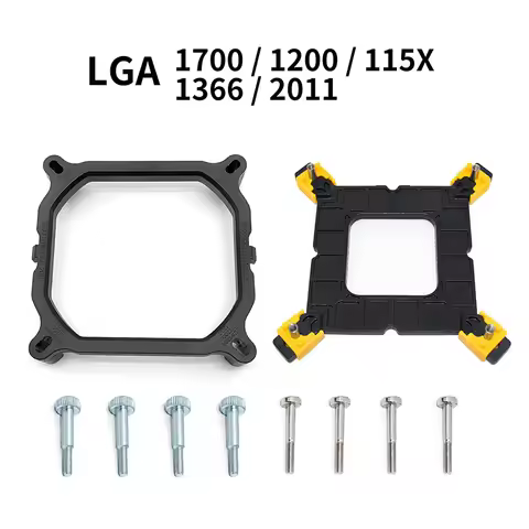 CPU Heatsink Holder LGA 115X 1366 2011 pin Computer FAN Heatsink Clip Base Bracket