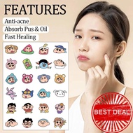 Pe Acne Patches Cartoon Crayon Shin-chan Beauty Sticker Care Skin Care Face Face Skin G3p4