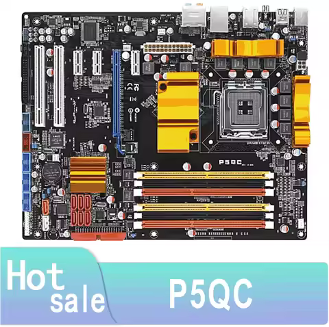 P5QC P45 Socket LGA 775 Q8200 Q8300 DDR2 On Sale 100% testing ok