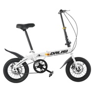 Mini 14/16 Inch Folding Bicycle With Mechanical Disc Brake For Adults Students  Small Wheel Universal Folding Bike