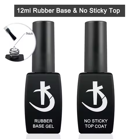 KODI JYJ Thick Rubber Base for Gel Varnish 12ml Semi-permanent Nail Base Coat Gel Nail Polish Manicu