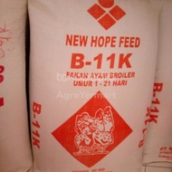 Terlaris Pakan Ayam Pedaging Broiler 1-21 Hari Voer B11K New Hope