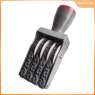 [SzxflieebMY] Numbering Stamp Digit Number Symbol Supplies Numbering Machine Number Stamp