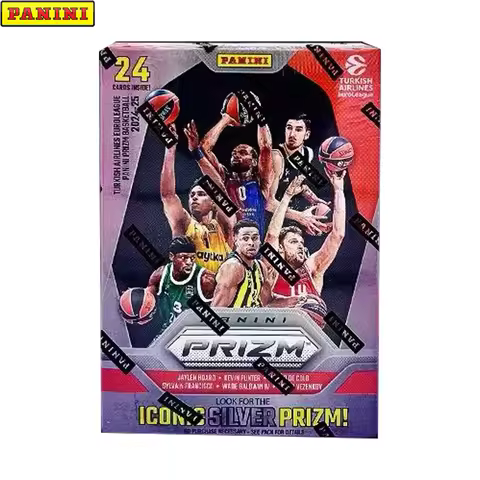 New 2024/25 Panini Prizm Turkish Airlines EuroLeague Basketball Blaster Box Collection Card