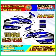 ۞ ◮ RUSI 125 LIMITED EDITION decals