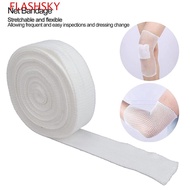 FLASHSKY Elastic Net Tubular Bandage, Retainer Elastic Mesh Bandage, Breathable Bandage Spandex Whit
