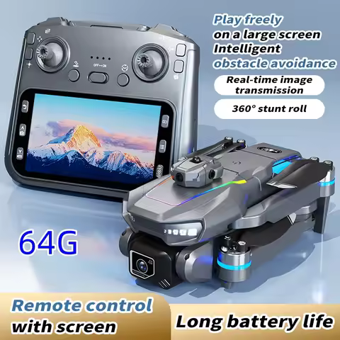 New AE19 MAX GPS Drone 8K Professional 360° Obstacle Avoidance Dual HD Camera Brushless Motor Foldab