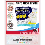 JAJTI Glossy Photo Sticker SIZE A4 90 GSM 135 GSM 150 GSM