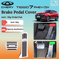 Chery Tiggo 7 PHEV Brake Accelerator Anti Slip Sporty Pedal Pad Cover Tiggo 7 PHEV Accessories