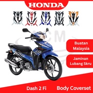 HONDA Dash 2 FI Fuel Injection Full Body Cover Set Coverset BodySet Dash 110 2 Dash2Fi Dash2 - Black