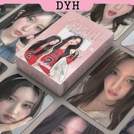 50pcs/box IVE Gaeul Laser Card Photocards Holographic LOMO Card KPOP Album
