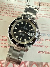 🌈🌈新返貨啦🌈🌈📑連出世紙📑🖤🖤黑圈黑面🖤🖤💛微黃夜光💛勞的勞底 40mm 扭圈 😎Tudor Submariner 79090 連原裝Tudor 9315潛水鋼帶 淨錶🌈🌈KCB1369(旺角洗衣街