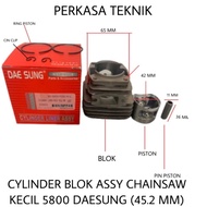 Cylinder Blok Assy Chainsaw Kecil 5800 Daesung