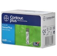 Bayer Contour Plus Test Strips (25s/25s x 2)