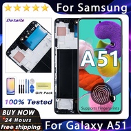 AMOLED For Ssamsung Galaxy A51 A515 LCD Display Screen Assembly A515F A515F/DSN A515F/DS +Frame Touc