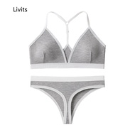 Women's Sports Bras Removable Pad Backless Wire Free YOGA Bralette Brassiere Lingerie Underwear Sexy Casual Korean SA1522