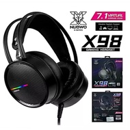 หูฟังเกมมิ่ง Nubwo X98 Gaming Headset 7.1 Virtual Surround เหมาะสำหรับเล่นเกมส์โดยเฉพาะ หูฟังแยกเสีย