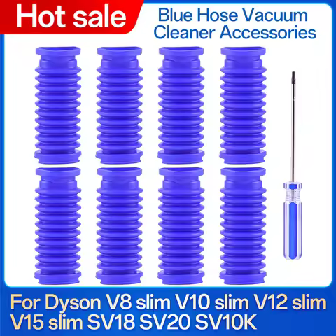 Suction Head Roller Blue Hose For Dyson V8 Slim V10 Slim V12 Slim V15 Slim SV18 SV20 Vacuum Accessor