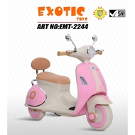 Motor Aki Exotic EMT 2242 2232 Model Vespa Mainan Anak Motoran