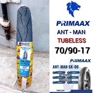 Primaax Sk-06 70/ 90-17 Tubeless Tire Satria Vega Juputer Smash Shogun Supra Revo Primaax sk06 70/90