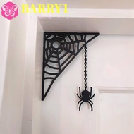 BARRY1 Spider Web Corner Decor, Creepy Fun Spider Web Door Frame Prop, Fake Spider Web Plastic Reali